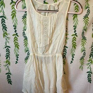 Size XS Off-White Sun & Shadow Flowy Dress A1